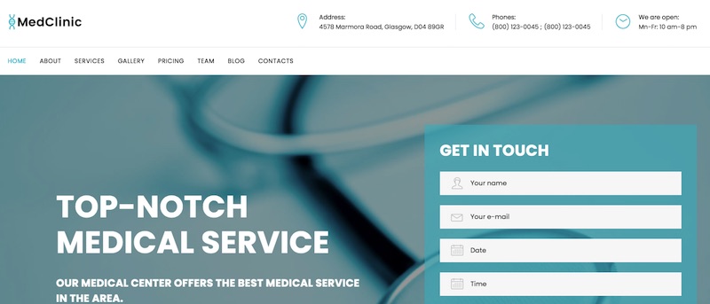 Website thiết bị y tế chuẩn ux chuẩn seo