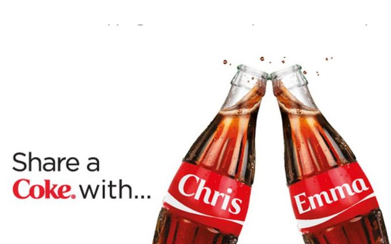 Coca-Cola's "Share a Coke" Campaign