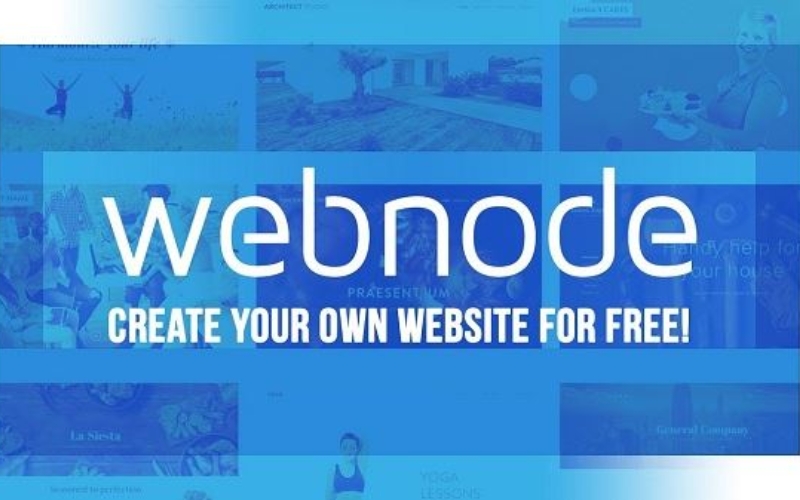 Webnodes giúp bạn tạo web miễn phí chỉ trong 5 phút.