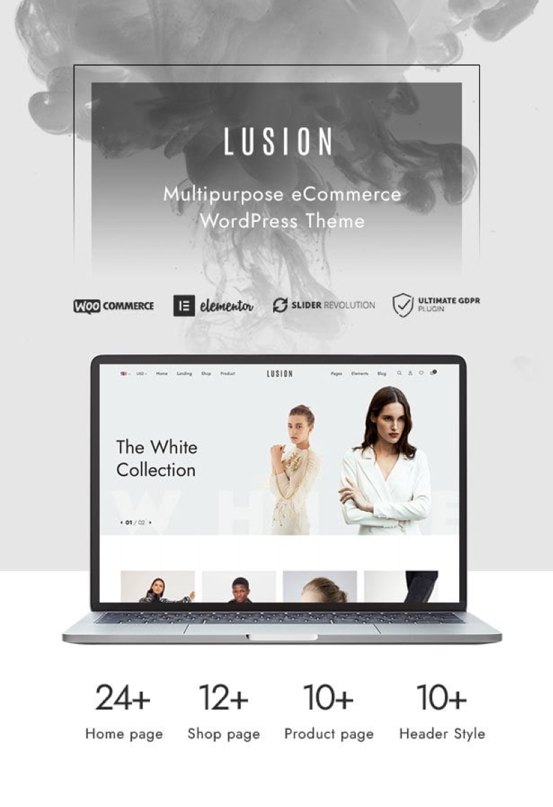 Mẫu website đẹp nhất Lusion