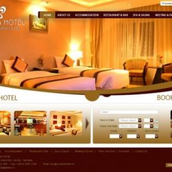 mẫu website khách sạn