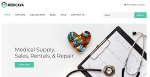 Dịch vụ thiết kế website thiết bị y tế