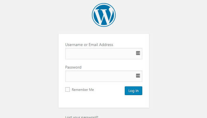 Lấy lại mật khẩu WordPress qua màn hình đăng nhập