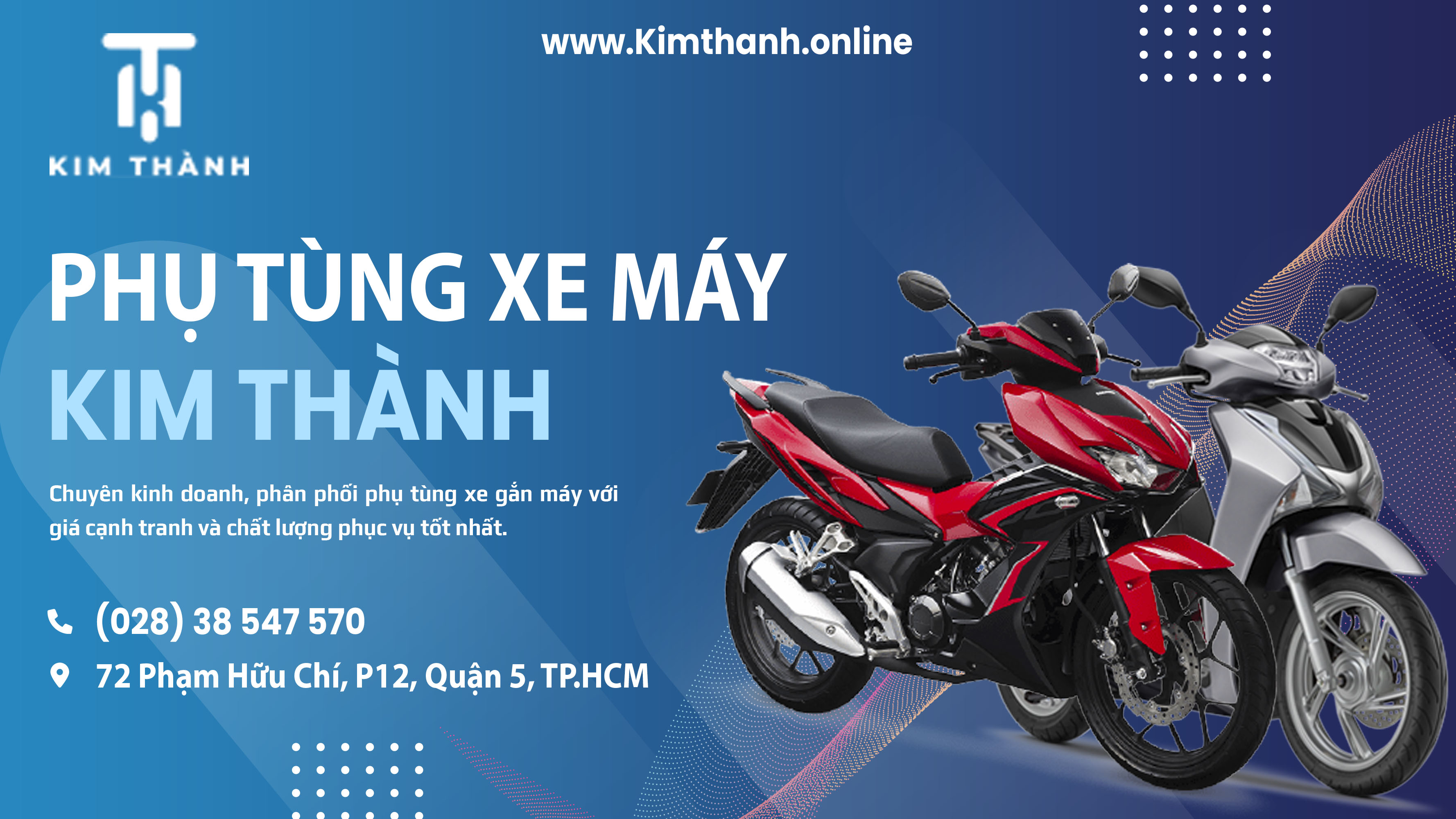 Kimthanh.online chuyên cung cấp các phụ kiên mua bán linh kiện xe máy chính hãng