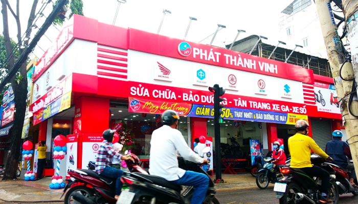 Trung tâm sửa chữa xe máy Phát Thành Vinh