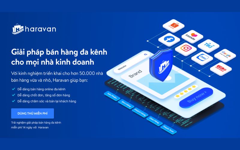 Haravan là nền tảng thương mại điện tử hàng đầu Việt Nam